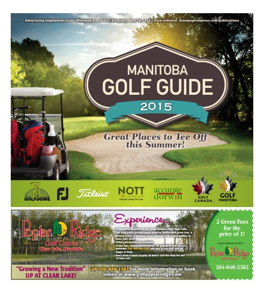 Manitoba Golf Guide | 2015