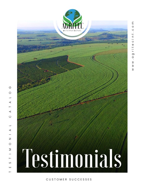 Testimonial Booklet catalog cover