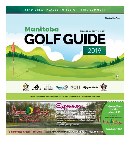 Manitoba Golf Guide | 2019