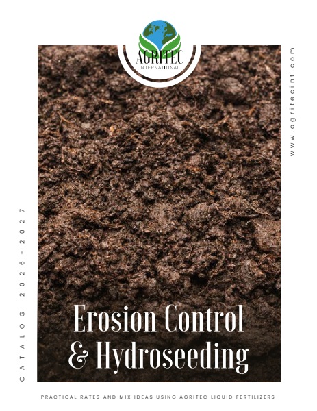 Erosion Control + Hydroseed catalog cover